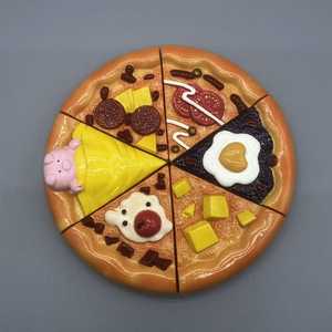 Imán Decorativo para Refrigerador con Forma Personalizada de Pizza, de Resina, Precio de Fábrica, Recuerdo de Viaje, Regalo Promocional - Product Image 4