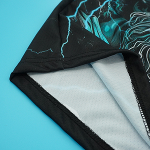 Short en maille double couche pour gymnastique basketball, short en maille graphique 100% polyester de haute qualité - Product Image 5