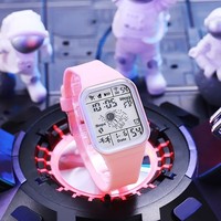 Jam Tangan Digital Pola Astronot Elektronik Persegi Baru Grosir Pabrik 2026 Hadiah untuk Anak Laki-laki Perempuan Pelajar