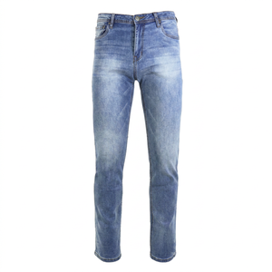 Pantalones Cargo Casuales de Corte Regular para Hombre 2025, Hechos a Medida, Cintura Alta, Jeans de Mezclilla, Cintura Elástica, Lavado Claro, Talla Grande, Impermeables - Product Image 1