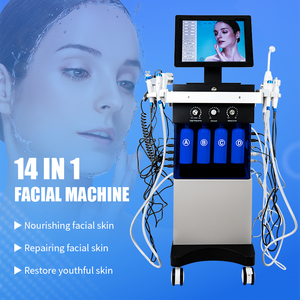 Oxygen Jet Skin Firming Hyd Diamond <strong>Derm</strong> Abrasion High Frequency Face Skin <strong>Care</strong> with AU Plug ABS Material - Product Image 1