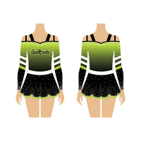 Uniformes All- Star de filles OEM personnalisés Tenues de compétition de danse sur scène bon marché Techniques imprimées Tenues de compétition de Cheer