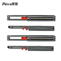 Amortisseur de fermeture douce pour penderie coulissante - Kit de glisse fluide
