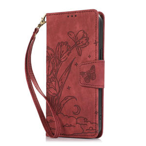 Funda para teléfono Samsung A56, A36, A26, A16, con ranura para tarjetas, tipo flip, magnética, con relieve, de cobertura total y anticaídas. - Product Image 6