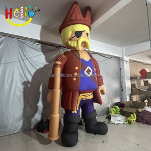 Personaggi dei cartoni animati della parata del festival fanno saltare in aria i personaggi dei cartoni animati mascotte gonfiabili dei pirati - Product Image 5