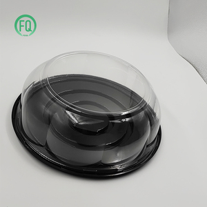 4 6 8 10 inch trong suốt vòng rõ ràng nắp nhựa vỉ thực phẩm lớp Dome hộp bánh - Product Image 3
