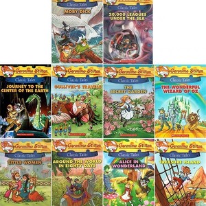 Geronimo Stilton Contes Classiques 10 romans anglais en couleur par le Reporter Souris Reliure parfaite - Product Image 2