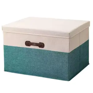 Cloth Folding Storage Box Household Clothing Organizer Box With Lid Storage Box.
