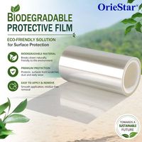 Rouleau de film protecteur écologique biodégradable pour surfaces en plastique, verre et métal, matériau protecteur sans résidus