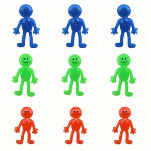 Poupées extensibles en gel souple TPR, jouets anti-stress à visage souriant, figurines expressives - Product Image 4