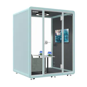 5.12CBM Assemble soundproof music booth acoustic phone booth for violin saxophone piano and drum kit use