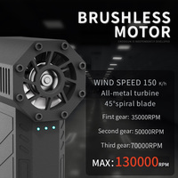 Mini ventilateur turbo rechargeable par USB CROSSGUN industriel |   Kit de buses multiples |   Moteur sans balais |   Souffleur haute pression pour voiture et usage domestique