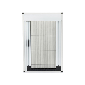 Mosquitera plegable hecha <span class=keywords><strong>a</strong></span> <span class=keywords><strong>medida</strong></span>, puertas enrolladas, perfil de Pvc, uso comercial, puerta retráctil para Patio - Product Image 4