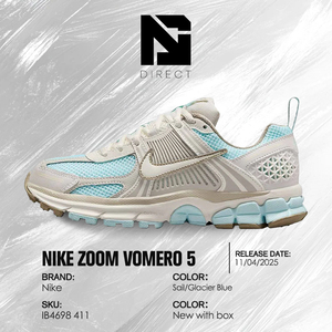 <span class=keywords><strong>Nike</strong></span> Vomero 5 Gs 'sail Glacier Blue' <span class=keywords><strong>รองเท้า</strong></span>วิ่งสำหรับ<span class=keywords><strong>เด็ก</strong></span>โต <span class=keywords><strong>รองเท้า</strong></span>ผ้าใบสำหรับใส่ไปโรงเรียนสุดอินเทรนด์ - Product Image 6
