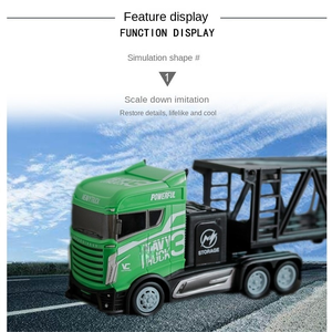 AiJH 1:16 RC Truck Trailer Toys 2.4G Radio Control Truck Tractor Remote Control Car Rc Car Toys - Product Image 3