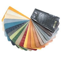 Vente directe du fabricant, cuir artificiel en PVC, 1,0 mm, motif crocodile, élastique, imperméable, matériau pour siège de canapé, décoration intérieure, chaise