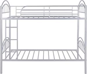 <span class=keywords><strong>Lit</strong></span> superposé double en métal cadre de <span class=keywords><strong>lit</strong></span> <span class=keywords><strong>empilable</strong></span> pour adolescents adultes avec garde-corps de sécurité à échelle amovible - Product Image 1