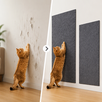 Panneau mural auto-adhésif anti-griffures pour chat, haute densité, résistant aux rayures, résistant à l'usure, protecteur mural inodore pour la maison