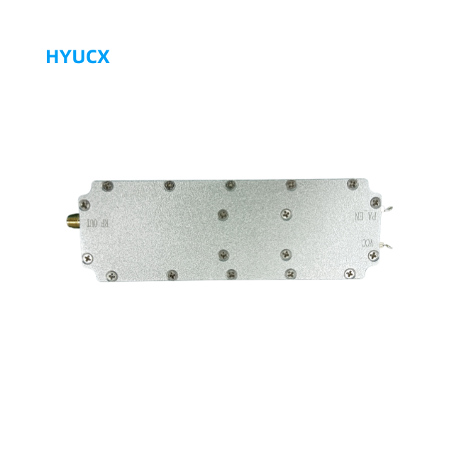 High Power 2.4G 60W GaN Module RF Amplifier Digital Analog Noise Source 45-50dB Gain 24-32V for Anti-FPV Drone System