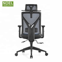 Chaise pivotante moderne en maille à dossier haut pour le salon informatique de luxe chaise de bureau ergonomique réglable chaises de bureau
