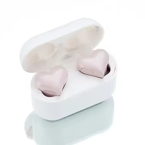 Audífonos <span class=keywords><strong>Red</strong></span> Love TWS, Auriculares <span class=keywords><strong>Bluetooth</strong></span> de Grado Estudio, Mini Auriculares Inalámbricos <span class=keywords><strong>Bluetooth</strong></span>, Mejor Calidad, con Micrófono Integrado - Product Image 4