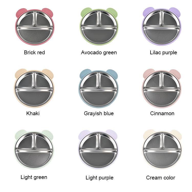 Silicone stainless steel plate