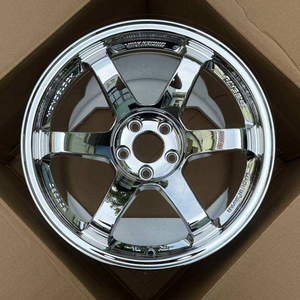 ล้อแม็กซ์โมโนบล็อกฟอร์จโครเมียม <span class=keywords><strong>TE37</strong></span> ขนาด 17x8J 18x8.5J 18x9.5J ET42 5x112 5x100 5x114.3 สำหรับรถยนต์สไตล์ JDM - Product Image 3