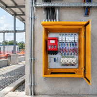 Boîtier de distribution électrique mural 600x400x1200mm 380V 200A en acier inoxydable pour usage industriel extérieur en usine