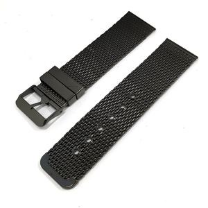 18 20 22 <span class=keywords><strong>24mm</strong></span> pin hebilla malla milanesa correa de reloj de acero inoxidable correa de reloj - Product Image 3