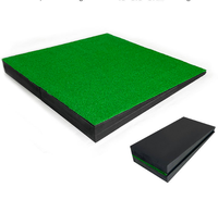Tapis de golf réglable à pente simulée, aide à l'entraînement du swing de golf, tapis de frappe pour la pratique du golf en intérieur et en extérieur
