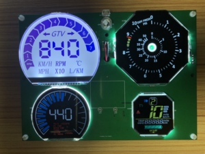 Sản xuất Tùy chỉnh hình LCD hiển thị để phổ kỹ thuật số xe máy Meter với va màu cho xe máy công tơ mét - Product Image 2