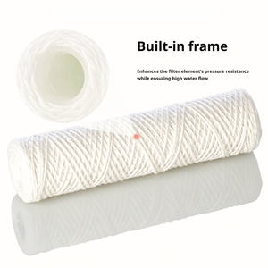 <span class=keywords><strong>Cartucho</strong></span> de Filtro de Hilo Enrollado de Alta Capacidad de 10, 20 y 40 Pulgadas para Pre-Filtración de Aguas Residuales y Agua de Río con Alta Turbidez - Product Image 3