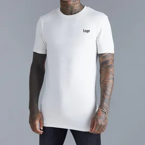 Grafische T-Shirts Op Maat 100% Katoenen Mannen Afdrukken Custom T-Shirt Afdrukken Effen Oversized Grafische T-Shirts
