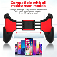 Manette de jeu mobile S01, joystick, contrôleur de déclenchement pour téléphones IOS/Android, sans marque