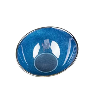 Chaoda ceramic bowl chaozhou creative ceramic bowl blue 8 Inch ceramic bowl manufacturers