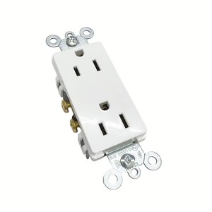 Factory Price American Standard Wall <strong>Socket</strong> US Receptacle Outdoor Two-<strong>Socket</strong> Surge-Proof Brass Fixture Direct From Manufacturer - Product Image 2