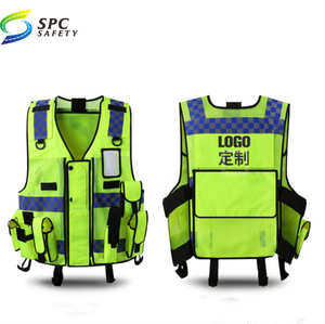 Bestseller Warn schutz nach Maß EN20471 Standard Mesh Stoff Reiß verschluss Stil reflektierende Arbeits sicherheits weste - Product Image 2