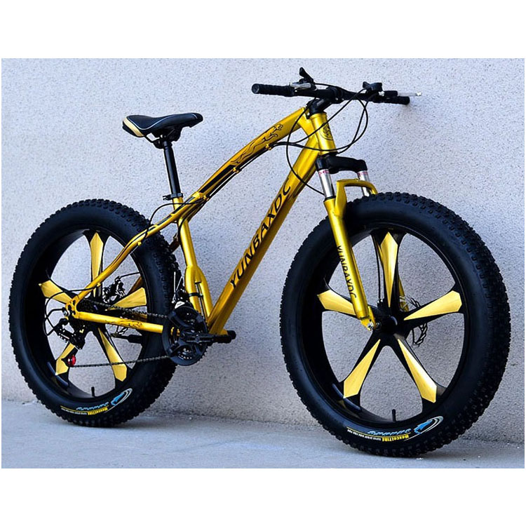 Fabbrica a buon mercato 26 pollici fat bike maschio 4.0 fat Tire lega di alluminio mountain bike OEM beach cycling fatbike snow bicycle for men