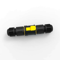 Connecteur à levier étanche IP68, 3 broches, 2 voies, connecteur rapide mâle-femelle pour éclairage LED et câblage extérieur