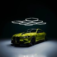 Lampes de travail hexagonales portables Tiktok DIY, tube lumineux LED 632W 69520LM AC 85-265V, éclairage de plafond en nid d'abeille, éclairage de garage, éclairage pour le detailing automobile
