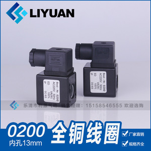 คอยล์วาล์วพัลส์ LiYuan รุ่น Best-Nr.0200 Ac220v Dc24v 13 มม. วาล์วควบคุมแม่เหล็กไฟฟ้าแบบนิวแมติก - Product Image 3