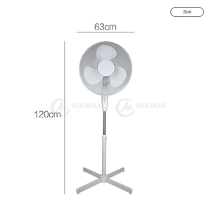 Susurro silencioso giratorio parrilla eléctrica Pedestal pie ventilador - Product Image 3