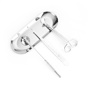 Ensemble d'accessoires pour bougies écologiques de haute qualité Coupe-bordures Éteignoirs à mèche et plateau à bougies - Product Image 5