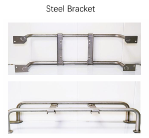 Supports de moteur de climatiseur central MeiMing BDP, supports en acier parallèles à double tube, support de montage à 4 coins, 930*290*190 OEM - Product Image 1
