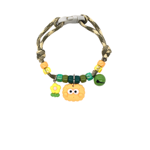 Collier de collier de chien chat anneau de cou cloche empreintes mignonnes cloche simple collier réglable coloré - Product Image 6