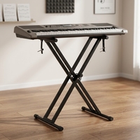 Classic Double X Keyboard Stand Timeless Design Reliable Performance for Church Choir Wedding Ceremony
