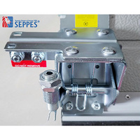 Porte sectionnelle industrielle automatique SEPPES, porte à levage vertical, porte en panneaux sandwich isolés
