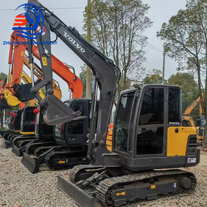 Mini-excavatrice Volvo EC60D d'occasion de 6 tonnes en bon état de marche, machine de terrassement d'occasion, excavatrice de bonne qualité, excavatrice pas chère à vendre - Product Image 2