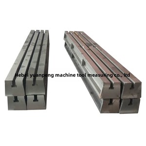 Guide a T in ghisa rettificate, lavorate CNC, in acciaio Q235B non legato, lunghezza 1 metro, per assemblaggio a giunzione di travi di base - Product Image 4