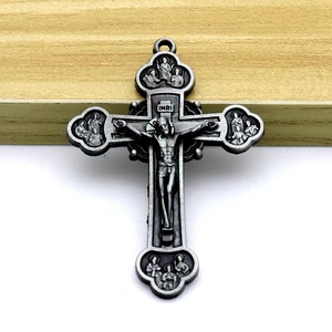 7.5*5cm kilise dekorasyon katolik çapraz İsa mesih kilise din haç duvar çapraz kolye - Product Image 4